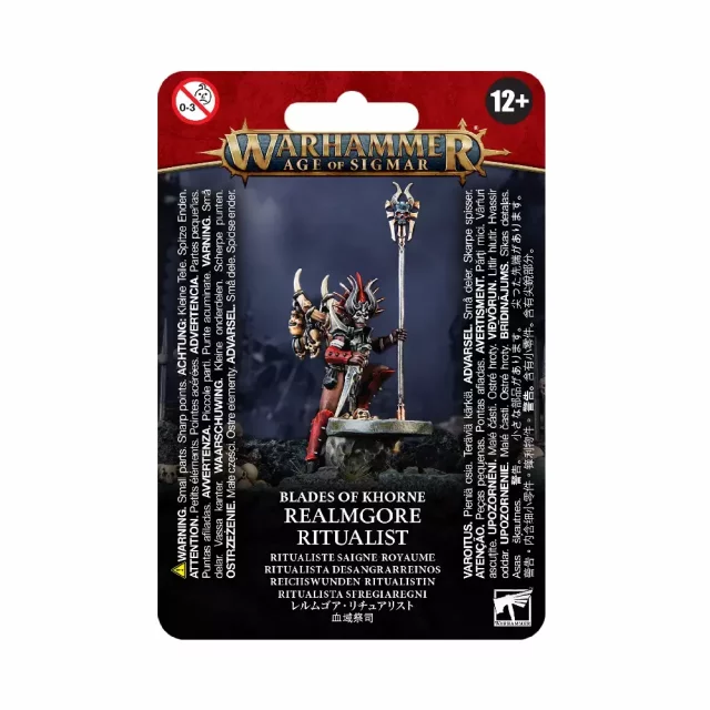 W-AOS: Blades of Khorne - Realmgore Ritualist (1 Figur)