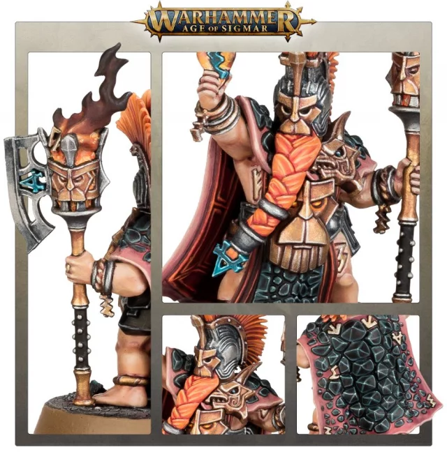 W-AOS: Fyreslayers - Auric Flamekeeper (1 Figur)