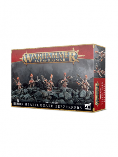 W-AOS: Fyreslayers - Hearthguard Berzerkers (5 Figuren)