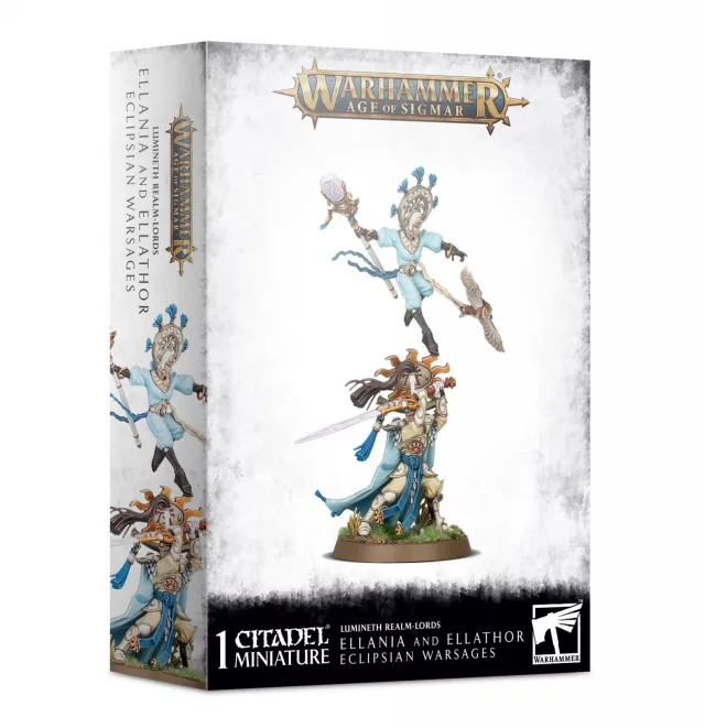 W-AOS: Lumineth Realm Lords Ellania und Ellathor, Eclipsian Warsages (1 Figur)