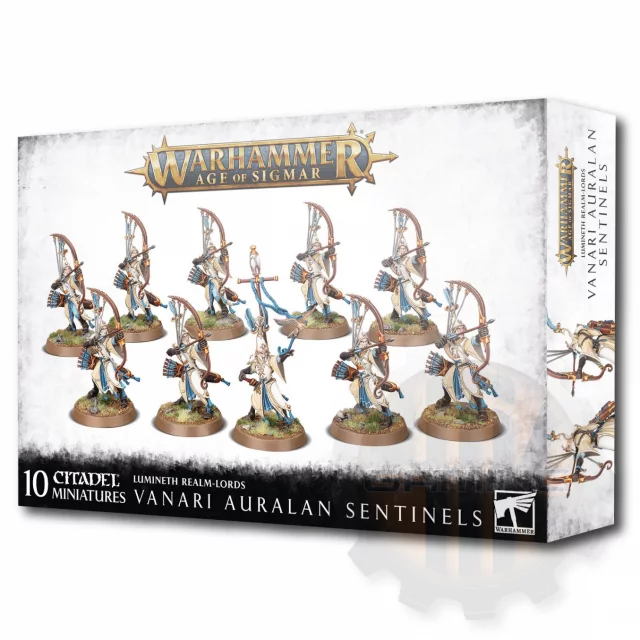 W-AOS: Lumineth Reichsfürsten Vanari Auralan Sentinels (10 Figuren)