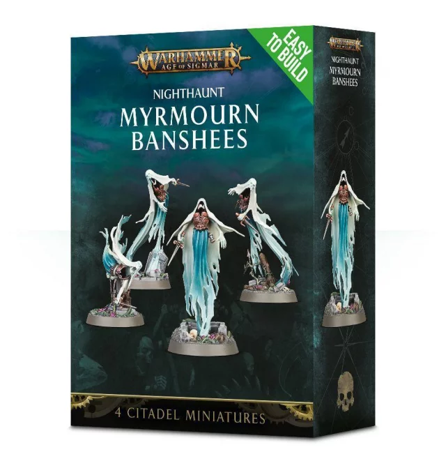 W-AOS: Nighthaunt - Myrmourn Banshees (4 Figuren)