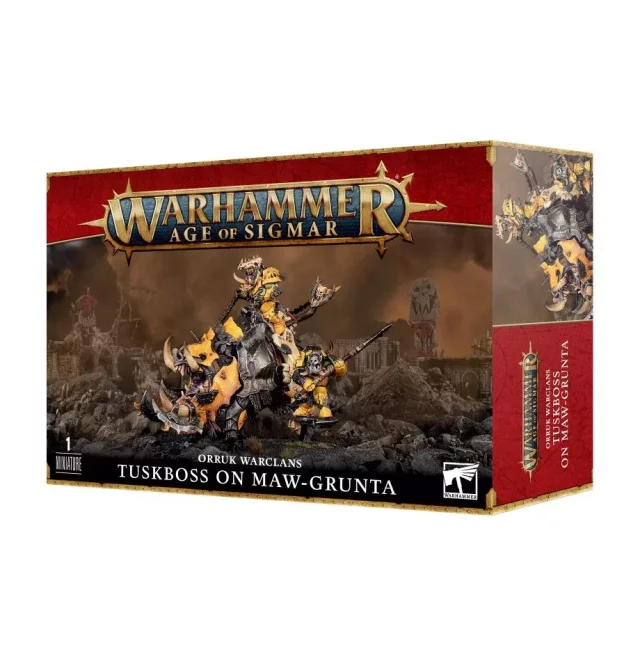 W-AOS: Orruk Warclans - Tuskboss auf Maw-grunta