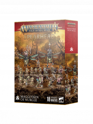 W-AOS: Spearhead - Maggotkin of Nurgle (18 Figuren)