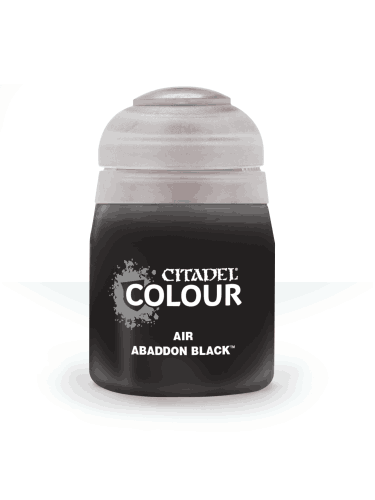 Warhammer Colour Air Paint (Abaddon Black) - Airbrush-Farbe, Schwarz