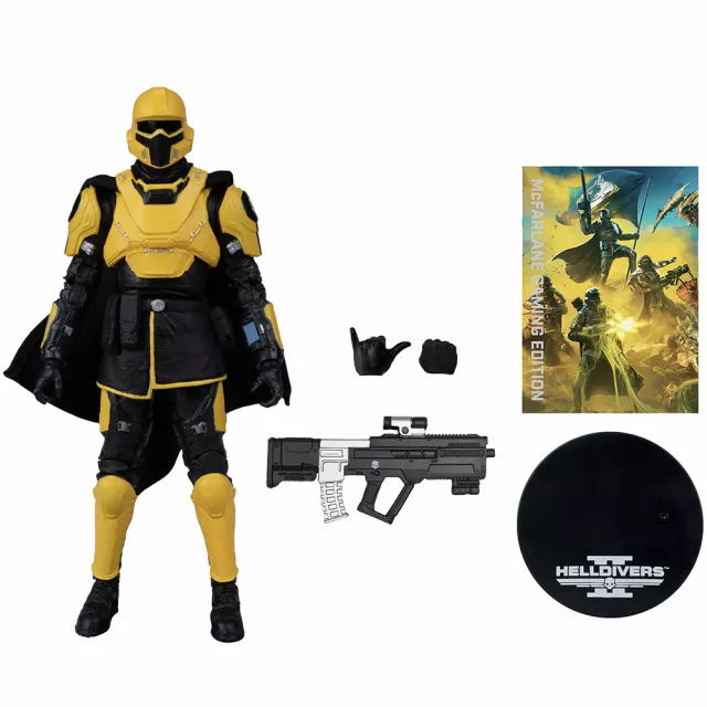 Actionfigur Helldivers 2 - T4-40 Gold Eagle (McFarlane Toys)