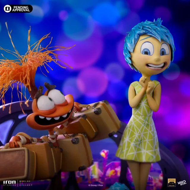 Statue Inside Out - Joy & Anxiety Deluxe (Iron Studios)