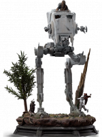 Statue Star Wars - AT-ST & Chewbacca (Iron Studios)