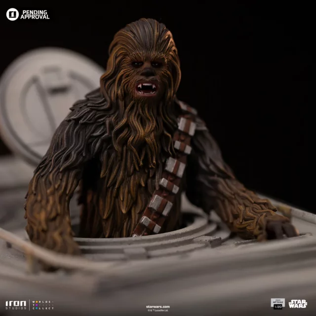 Statue Star Wars - AT-ST & Chewbacca (Iron Studios)