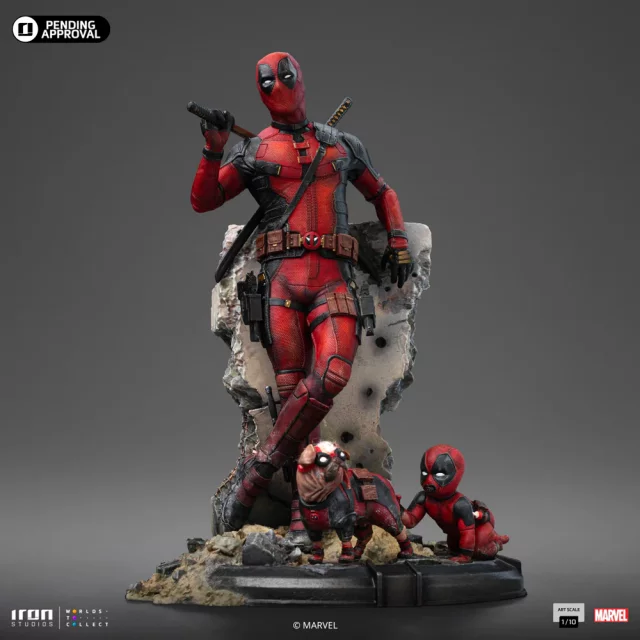 Statuette Marvel - Deadpool (Iron Studios)