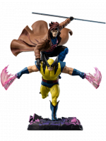 Statuette Marvel - Gambit & Wolverine Deluxe (Iron Studios)