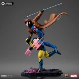 Statuette Marvel - Gambit & Wolverine Deluxe (Iron Studios)