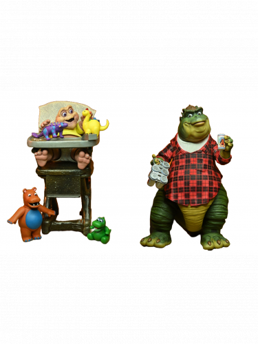 Vorteilhaftes Set Dinosaurier – Figur Earl Sinclair + Baby Sinclair (NECA)