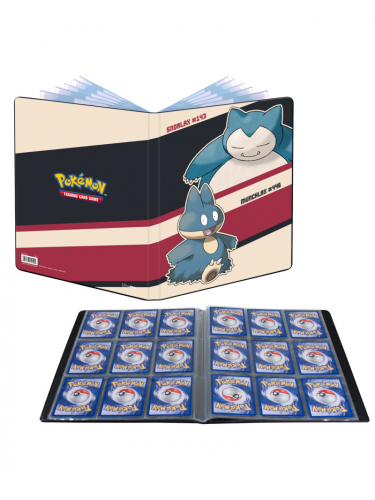 Sammelkarten Album Pokemon - Snorlax & Munchlax A4 (180 Karten)