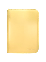 Sammelkarten Album Ultra PRO - Vivid 4-Pocket Zippered PRO-Binder Yellow