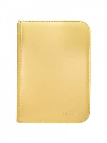 Sammelkarten Album Ultra PRO - Vivid 4-Pocket Zippered PRO-Binder Yellow