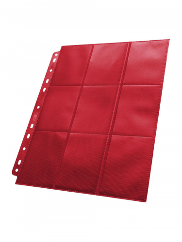 Pocket-Pages Ultimate Guard - Side Loaded 18-Pocket Pages Red (1 Stück)