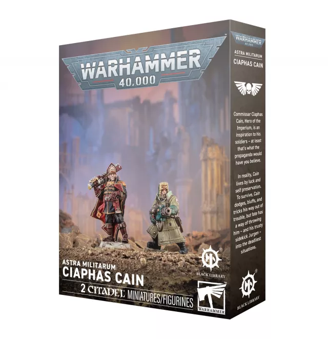 W40k: Astra Militarum - Ciaphas Cain (2 Figuren) - Brettspiel