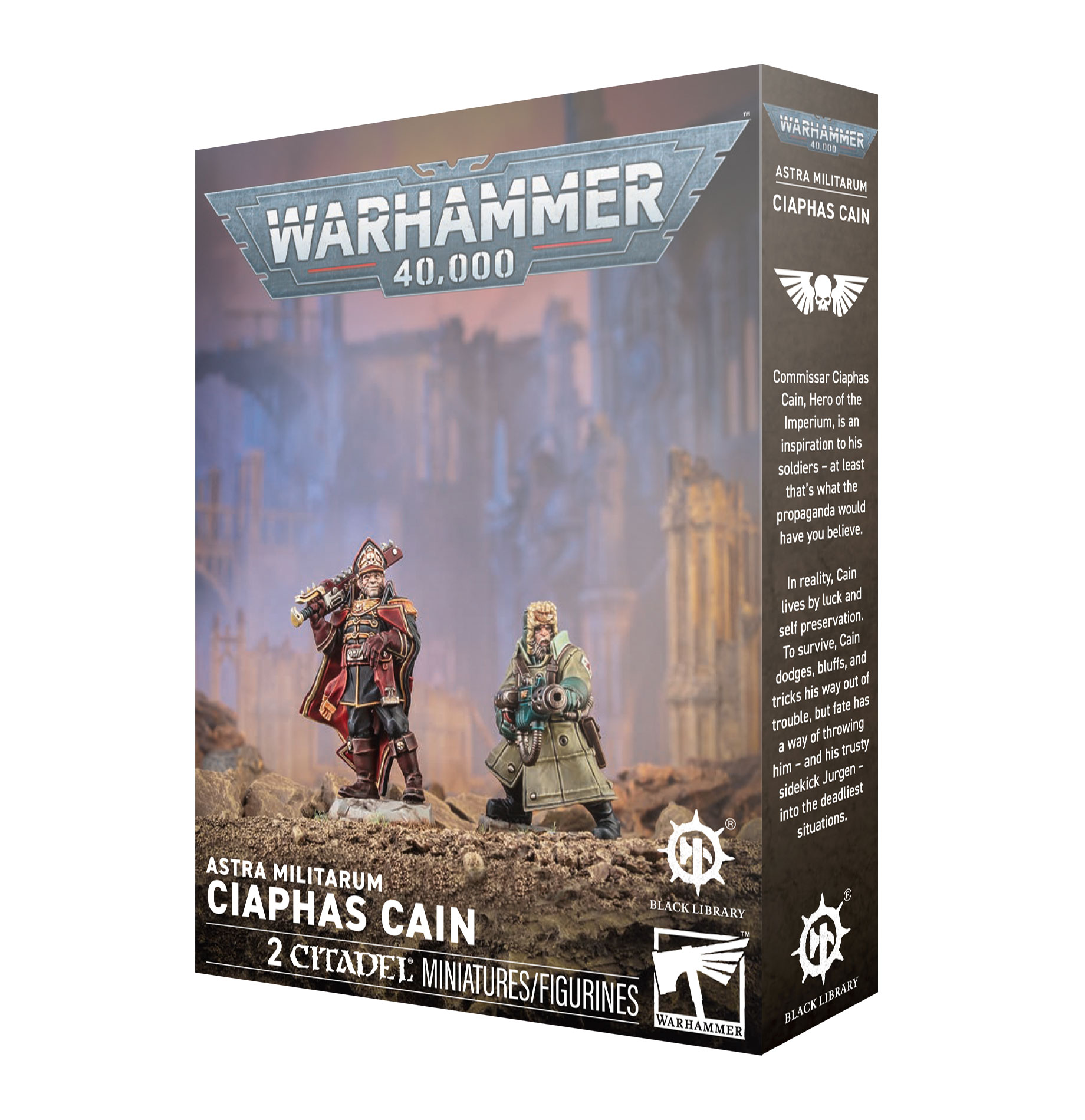 W40k: Astra Militarum - Ciaphas Cain (2 Figuren)