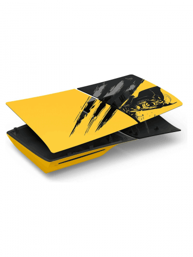 Konsolenabdeckung PlayStation 5 Slim - Marvel’s Wolverine Battle Yellow Limited Edition (PS5)