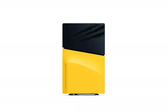 Konsolenabdeckung PlayStation 5 Slim - Marvel’s Wolverine Battle Yellow Limited Edition - Zubehör
