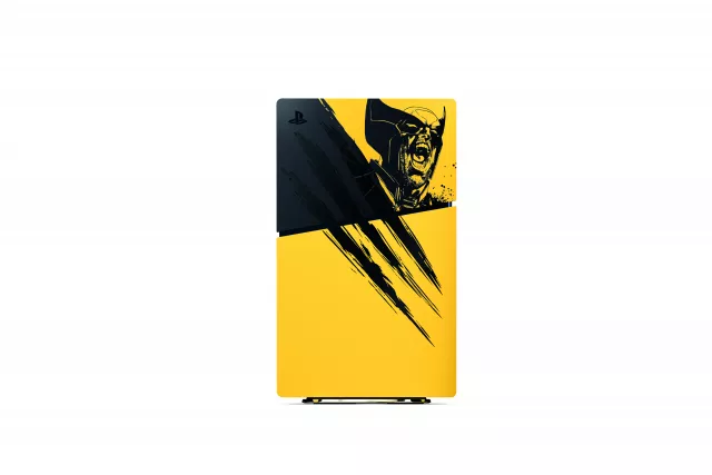 Konsolenabdeckung PlayStation 5 Slim - Marvel’s Wolverine Battle Yellow Limited Edition - Zubehör