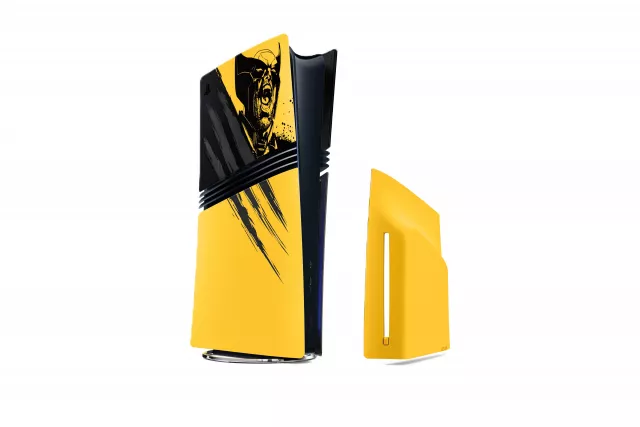 Konsolenabdeckung PlayStation 5 Pro - Marvel’s Wolverine Battle Yellow Limited Edition - Zubehör