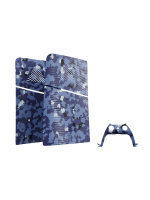 Konsolenabdeckung PS5 Slim - Blue Wave Camo Faceplates Kit