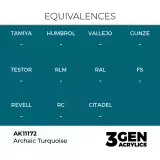 Grundfarbe AK 3Gen (Archaic Turquoise - Acrylic) - Archaistisches Türkis - AK-Interactive