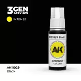 Grundfarbe AK 3Gen (Black - Intense) - schwarz - AK-Interactive