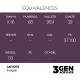 Grundfarbe AK 3Gen (Purple - Acrylic) - violett - AK-Interactive