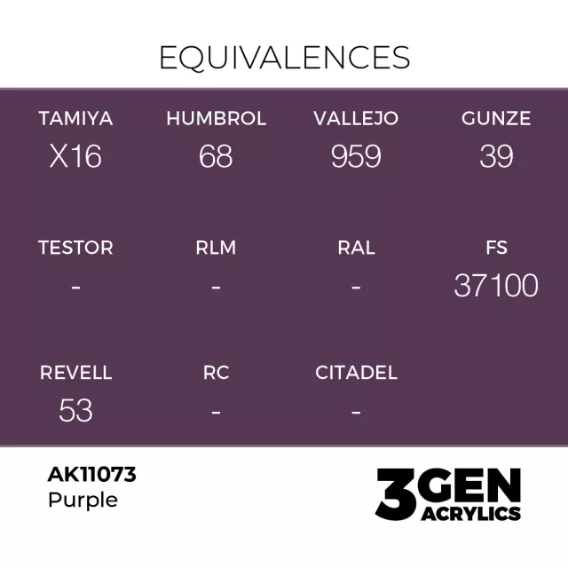 Grundfarbe AK 3Gen (Purple - Acrylic) - violett - AK-Interactive