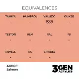 Grundfarbe AK 3Gen (Salmon - Acrylic) - lachsrosa - AK-Interactive