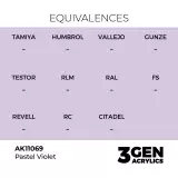 Grundfarbe AK 3Gen (Pastel Violet - Pastel) - pastellila - AK-Interactive