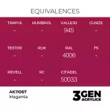Grundfarbe AK 3Gen (Magenta - Acrylic) - purpurrot - AK-Interactive