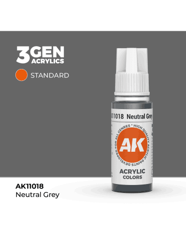 Grundfarbe AK 3Gen (Neutral Grey - Acrylic) - grau