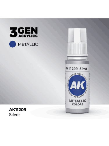 Grundfarbe AK 3Gen (Silver - Metallic) - silberfarben