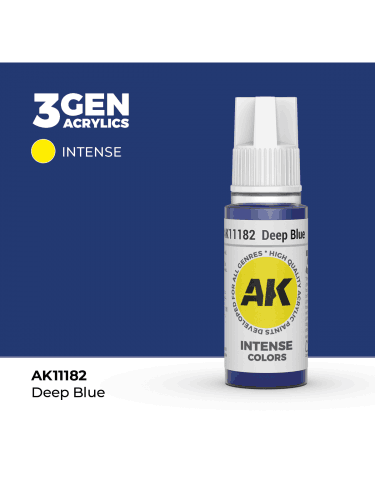 Grundfarbe AK 3Gen (Deep Blue - Intense) - Kräftiges Blau