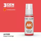 Grundfarbe AK 3Gen (Dead Red - Acrylic) - gedämpftes Rot - AK-Interactive