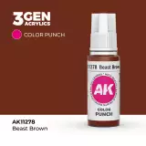 Grundfarbe AK 3Gen (Beast Brown - Punch) - dunkelbraun - AK-Interactive