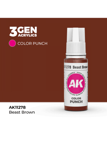 Grundfarbe AK 3Gen (Beast Brown - Punch) - dunkelbraun