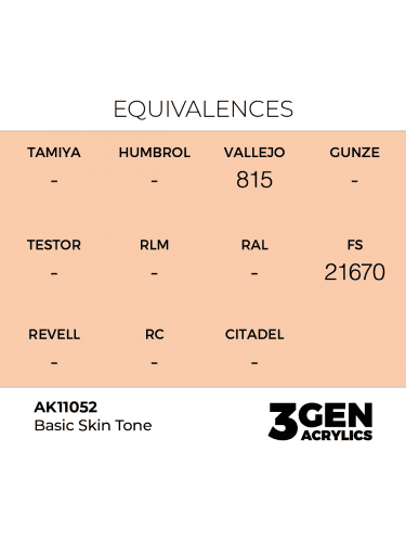 Grundfarbe AK 3Gen (Basic Skin Tone - Acrylic) - Grundhautton