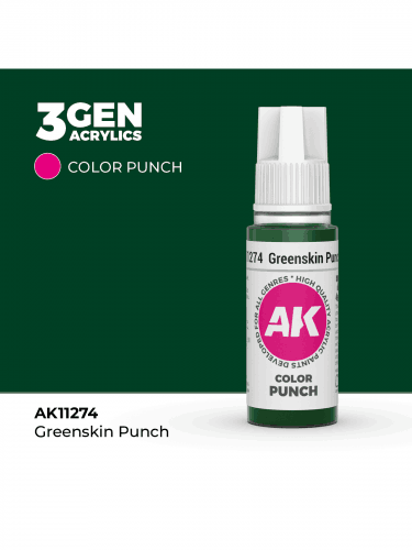 Grundfarbe AK 3Gen (Greenskin Punch - Punch) - grüne Haut