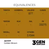 Grundfarbe AK 3Gen (Golden Brown - Acrylic) - Goldbraun - AK-Interactive