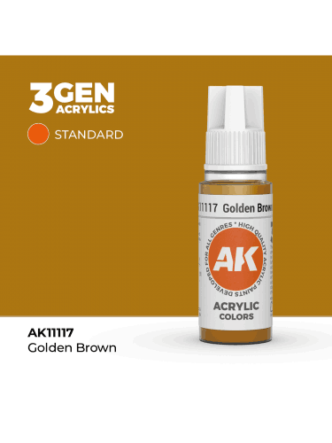 Grundfarbe AK 3Gen (Golden Brown - Acrylic) - Goldbraun