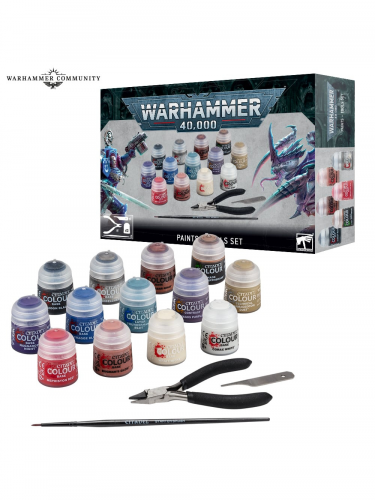 Warhammer 40,000: Farben + Tools Set (2023)