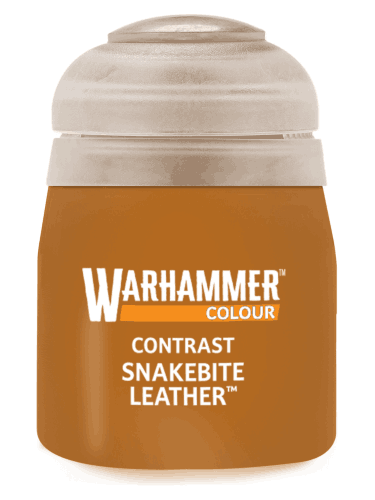 Warhammer Colour Contrast Paint (Snakebite Leather) - Kontrastfarbe - Braun