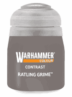Warhammer Colour Contrast Paint (Ratling Grime) - Kontrastfarbe - Grau