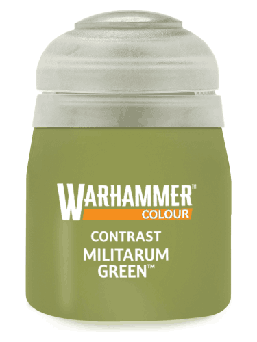 Warhammer Colour Contrast Paint (Militarum Green) - Kontrastfarbe - Grün