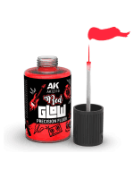 Deckfarbe AK - Red Glow Precision Fluor (rot)